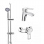 Комплект змішувачів для ванної Haiba HANSBERG SET - 2 (HB0901) Киев