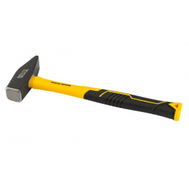 Молоток слесарный MASTERTOOL 1000 г HRC50 320 мм Yellow and Black (02-0910)