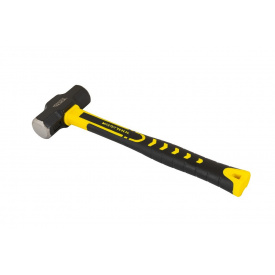 Молоток-кувалда MASTERTOOL 900 г HRC50 300 мм Yellow and Black (02-1212)