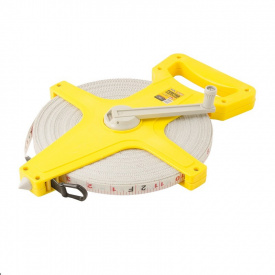 Рулетка геодезическая MASTERTOOL 100 м 13 мм стекловолоконное полотно (66-1013)