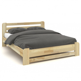 Ліжко Монтана бук натуральний масловіск 120х200 Масловіск