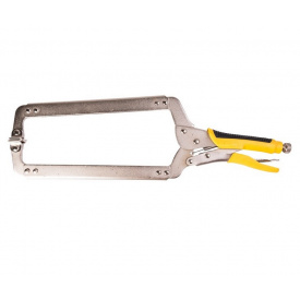 Клещи зажимные MASTERTOOL C-type 450 мм Yellow (07-0909)