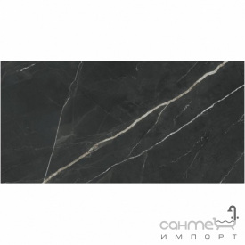 Керамогранит под мрамор Atlas Concorde Marvel Gala Calacatta Black 1200x600 Lappato AFXT