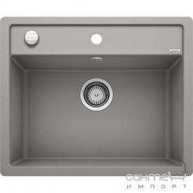 Гранитная кухонная мойка Blanco Dalago 6-F Silgranit 527247 вулканический серый