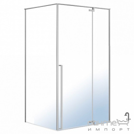 Прямоугольная душевая кабина Imprese Vaclav s6408612R профиль хром/ прозрачное стекло, правосторонняя
