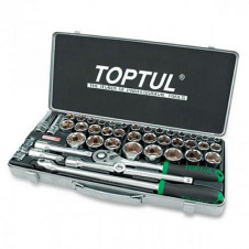 Комбинированный набор инструментов TOPTUL 1/2 (дюйм+метр.) 43ед. GCAD4303