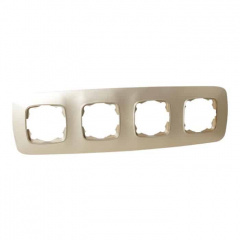 Рамка 4-а Horoz Electric ELA золото (112-007-0014-030) Кам'янське