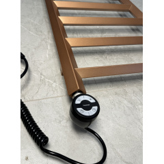 Рушникосушка комбінована Terma CRYSTAL 1200x400 Bright Cooper, тен MOA + вентиль Integra Боярка