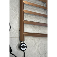 Полотенцесушитель электрический Terma CRYSTAL 1200x400 Bright Cooper, с ТЭНом MOA Владимир-Волынский