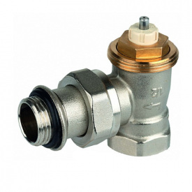 Термостатичний клапан Honeywell Resideo Braukmann V2030 кутовий, ДУ15 з хвостовиком