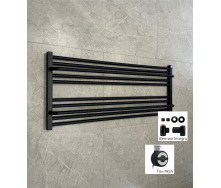 Полотенцесушитель комбинированный Terma LIMA 500x1200 Soft 9005, с ТЭНом MOA
