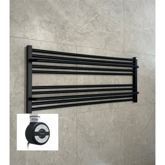 Полотенцесушитель электрический Terma LIMA 500x1200 Soft 9005, с ТЭНом MOA