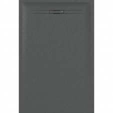 Душовий піддон Geberit SESTRA 90x120х4 прямокутний, графіт, поверхня зі сланцевою структурою