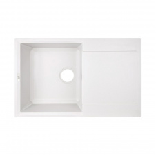 Мийка для кухні Lidz 790x495/230 WHI-01 білий (LIDZWHI01790495230)