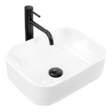 Раковина накладна Rea Demi Mini белый (REA-U5064)