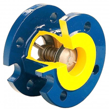 Клапан зворотний фланцевий Zetkama 402 DN65 PN16