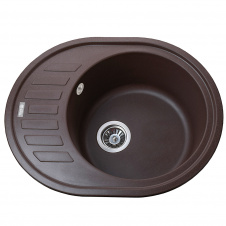 Гранітна мийка Globus Lux ARNO 620x500-А0006, коричневий