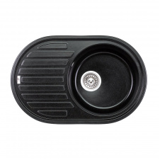Мийка для кухні Lidz 780x500/200 BLM-14 чорний (LIDZBLM14780500200)