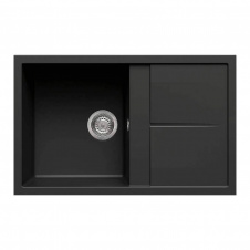 Мийка гранітна Elleci Unico 300 nero 40, чорний (21122024188)