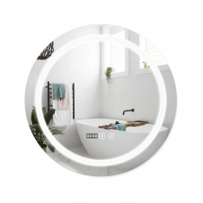 Дзеркало Qtap Mideya 600х600 (DC-F803), з LED-підсвічуванням та антизапотіванням (QT2078F803W)