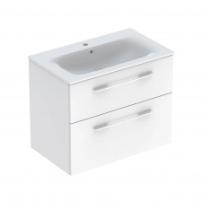 Тумба Geberit Selnova Square 800х480мм з умивальником, білий (501.240.00.1)