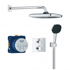 Душова система термостатична Grohe QuickFix Precision Grohtherm Cube, хром (34882000)