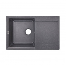 Мийка для кухні Lidz 790x495/230 BLA-03 чорний (LIDZBLA03790495230)