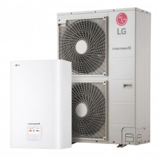 Фото - Тепловий насос LG Therma V Hydrosplit 14 кВт HU143MRB.U30RU/HN1600MC.NK1RU Тепловий насос LG Therma V Hydrosplit 14 кВт HU143MRB.U30RU/HN1600MC.NK1RU
