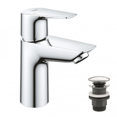Змішувач для раковини Grohe QuickFix StartEdge S-Size з донним клапаном, хром (24199001) Талалаевка