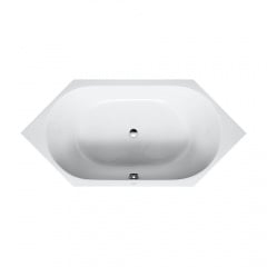 Ванна шестикутна Duravit D-Code 190х90см, вбудовуваний варіант (700138000000000) Ковель