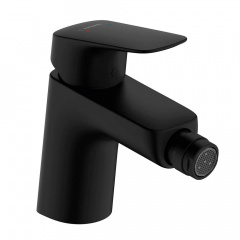 Змішувач Hansgrohe Logis для біде зі зливним набором, чорний мат (71204670) Талалаевка