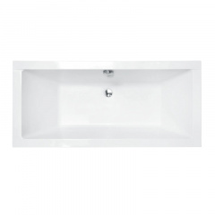Ванна акрилова Besco Quadro 155х70, без ручок і ніг (#WAQ-155-PK) Токмак