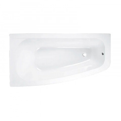 Ванна акрилова Besco Luna 150х80, ліва (соло), без ніг (WAL-150-NL) Камень-Каширский