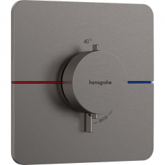 Термостат прихованого монтажу Hansgrohe ShowerSelect Comfort Q HighFlow Brushed Black Chrome (15588340) Хмельницький