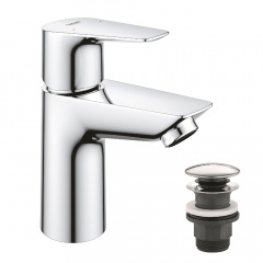 Змішувач для раковини Grohe QuickFix StartEdge S-Size з донним клапаном, хром (23898001) Южноукраїнськ