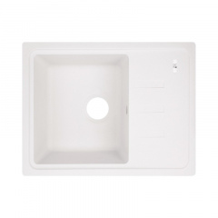 Мийка для кухні Lidz 620x435/200 WHI-01 білий (LIDZWHI01620435200) Київ