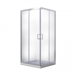 Душова кабіна Besco Modern 80x80x185, скло mrozone (MK-80-185-M) Ковель
