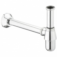 Сифон-стакан Hansgrohe для умивальника Chrome (52010000) Новая Прага