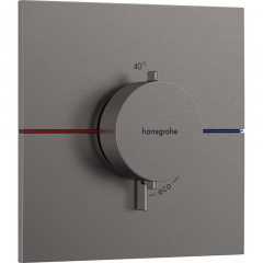 Термостат прихованого монтажу Hansgrohe ShowerSelect Comfort E HighFlow Brushed Black Chrome (15574340) Буча