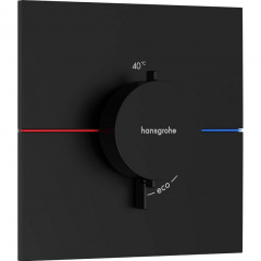 Термостат прихованого монтажу Hansgrohe ShowerSelect Comfort E HighFlow Matt Black (15574670) Ізюм