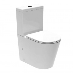 Унітаз-компакт Devit Universal безобідковий з кришкою soft-close, quick-fix (3010162) Бушеве