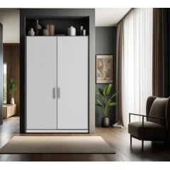 Шафа для речей Tobi Sho Елін-5, 2200х1200х600 мм колір Білий Михайлівка