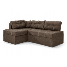 Кутовий диван Франклін (коричневий, 225х165 см) IMI
