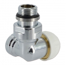 Термостатический клапан Сarlo Poletti FIRST CORNER трехосевой 1/2″ SX левый хром