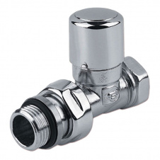 Кран отсекающий Carlo Poletti FIRST 1/2″ прямой хром