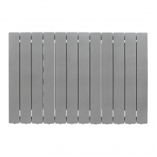 Фото - Горизонтальный алюминиевый радиатор FONDITAL BLITZ SUPER B4 350/100 GRAPHITE 3R дизайнерский 12 секций Горизонтальный алюминиевый радиатор FONDITAL BLITZ SUPER B4 350/100 GRAPHITE 3R дизайнерский 12 секций