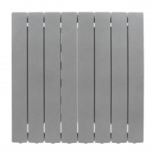 Горизонтальный алюминиевый радиатор FONDITAL BLITZ SUPER B4 350/100 GRAPHITE 3R дизайнерский 8 секций
