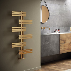 Полотенцесушитель дизайнерский Cordivari Babyla Gold Stainless Steel Хуст
