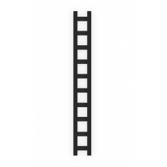 Электрический полотенцесушитель Genesis-Aqua Scala 120x25 см Київ