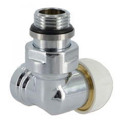 Термостатический клапан Сarlo Poletti FIRST CORNER трехосевой 1/2″ SX левый хром Київ